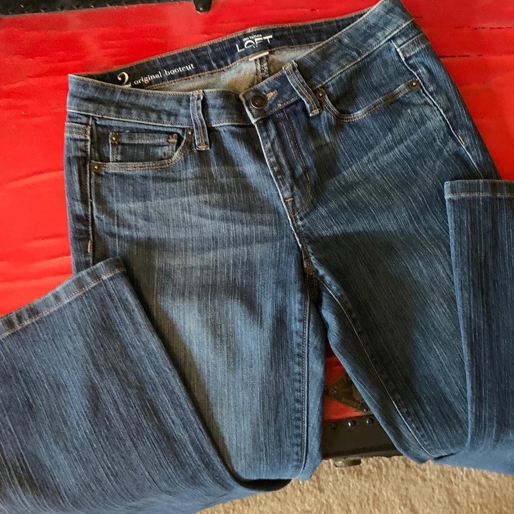 Excellent The Loft Original Bootcut Jeans Size 2